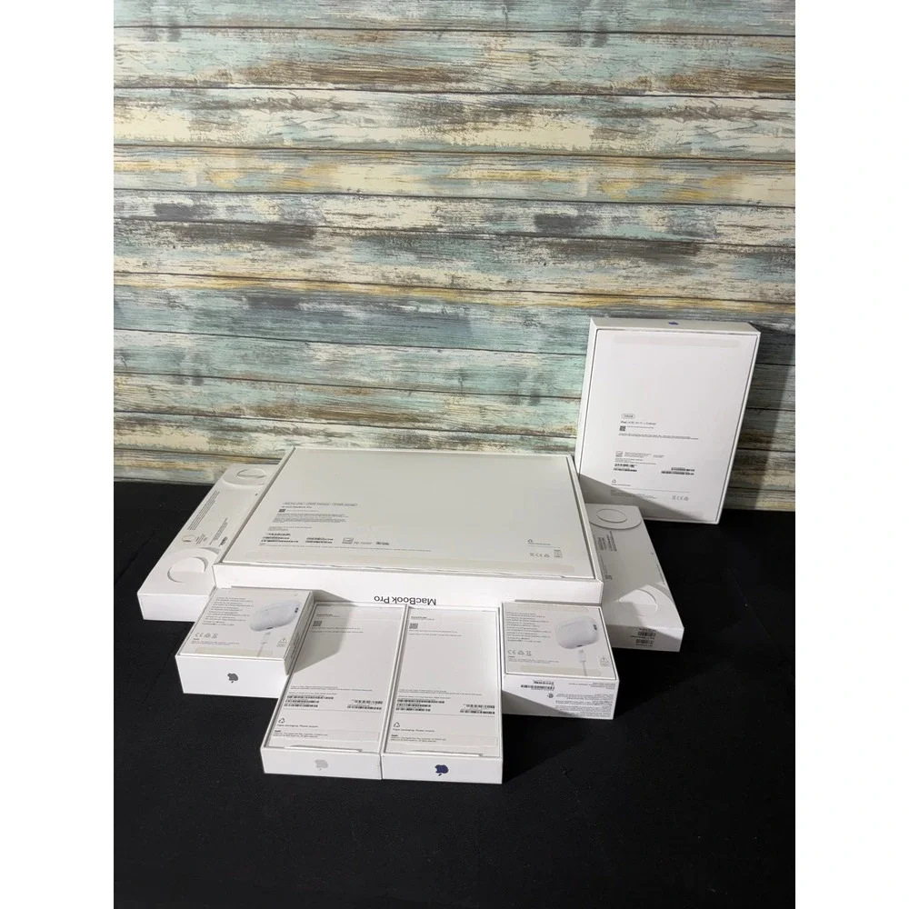 Apple Empty Boxes Bundle MacBook Pro iPad‎ iPhone 15 Pro Max AirPods Watch